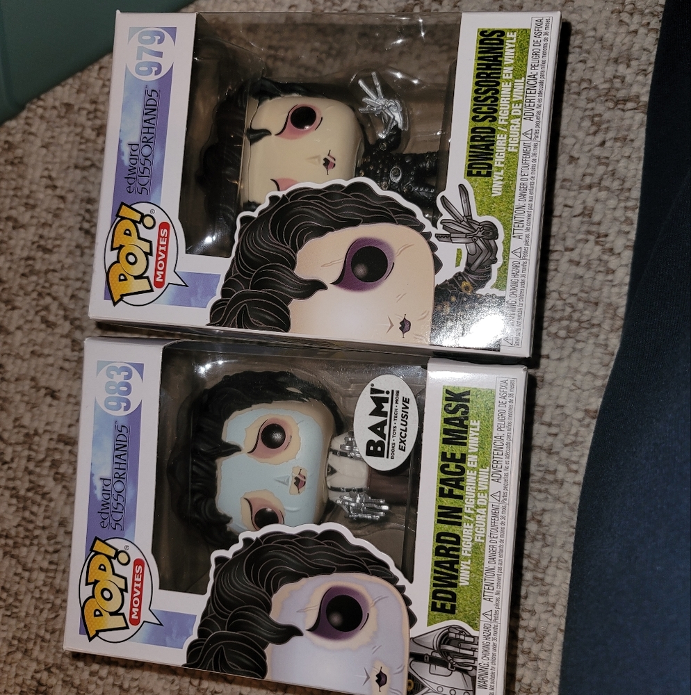 Funko pops Edward scissorhand set